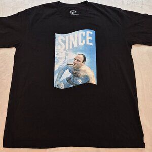 Since 1982 Mens Graphic The Sopranos Tony Poolside Black T Shirt VHTF 3XL